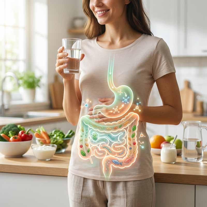 digestive health ingredients supporting gut health and microbiome balance